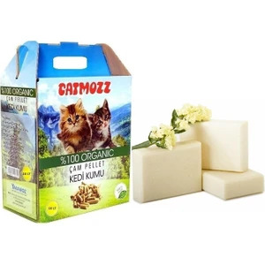 Pacific Doğal Organik Çam Peleti Kedi Kumu Sabun Kokulu 10 Lt Orijinal Paket