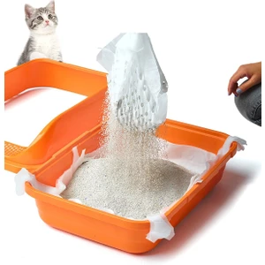 Kedi Kumu Temizleme Kokusuz Elekli Filtre (7'li L-XL)