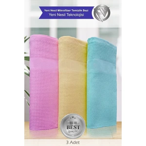 3'lü Mikrofiber Temizlik Bezi