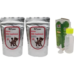 Yavru Kedi Süt Tozu 2 Adet + 60 ml Biberon