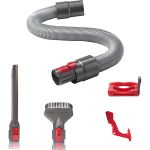 Dyson V10 V11 Uyumlu Temizlik Başlık Seti I Hortum + Uzun Uç + Fırça Uç + Tetik Seti