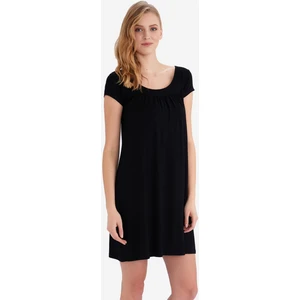 59333 Siyah Penye Elbise