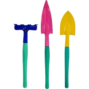 Bahçe Hobi Seti Bahçıvan Hobi Set 3'lü ( Tırmık, Kürek, Ince Toprak Aktarıcı )
