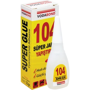 104 Süper Japon Yapıştırıcı Net:15 Gr Şeffaf