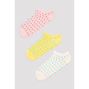 Basic Dot Design 3lü Patik Çorap
