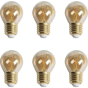 Cata 6 Adet 4W Rustik LED Ampul Amber (E27) CT-4283