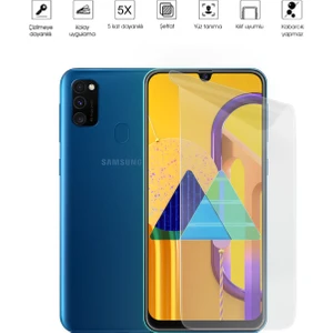 Kip GSM Samsung Galaxy M30S Ekran Koruyucu Tam Kaplayan Esnek Kırılmaz Nano Temperli