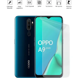 Kip GSM Oppo A9 2020 Ekran Koruyucu Tam Kaplayan Esnek Kırılmaz Nano Temperli