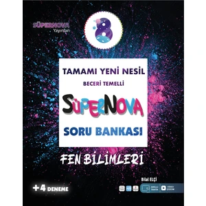 Artı Zeka 8. Sınıf Süpernova Fen Bilimleri Beceri Temelli Soru Bankası