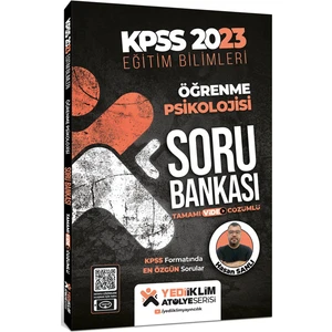 Yediiklim Yayınları KPSS 2023 Eb Atölye Serisi Öğrenme Psikolojisi Tamamı Video Çözümlü Soru Bankası