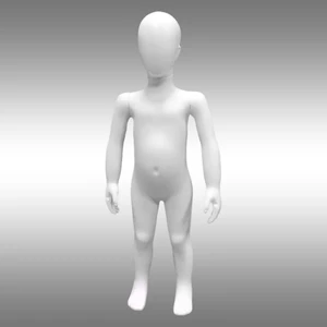 Doğu Sarı İş Plastik Çocuk Bızlık Boy Mankeni Suratsız