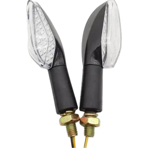 Kırmızı Motorsiklet LED Işıklı Dönüş Sinyal Gösterge Işığı 2 Adet