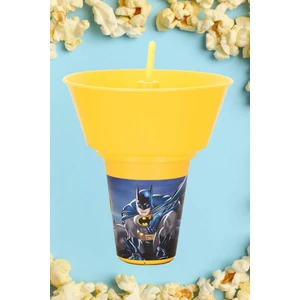 Batman Yuvarlak Mısır Kovalı Pipetli Bardak
