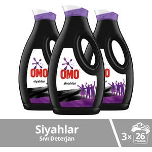 Sıvı Çamaşır Deterjanı Siyahlar Için Siyahları Koruyarak En Zorlu Lekeleri Çıkarır 1690 ml 3 Adet