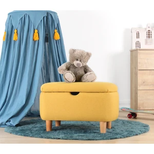 Lorence Home Yomme Çocuk Sandikli Puf - Sarı