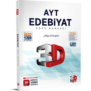 3D Yayınları YKS AYT Edebiyat Soru Bankası