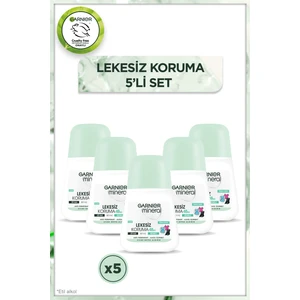 5'li Mineral Lekesiz Koruma Roll-On Deodorant Seti
