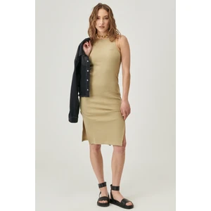 WRANGLER Kadın Skinny Fit %100 Pamuk Kolsuz Elbise