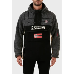 Norway Geographical Yumuşak Dokulu Soğuğa Dayanıklı Kapüşonlu Polar Erkek Polar Rıakolo