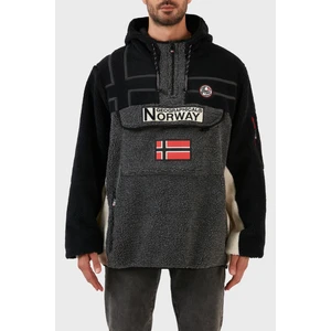 Norway Geographical Yumuşak Dokulu Soğuğa Dayanıklı Kapüşonlu Polar Erkek Polar Rıakolo