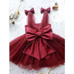 GNL Butik Tasarım Kız Çocuk Fiyonklu Elbise