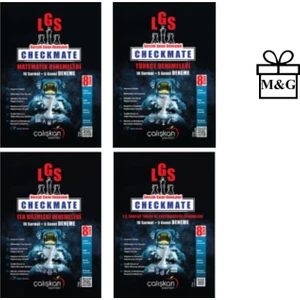 Çalışkan Yayınları 8. Sınıf LGS Checkmate Matematik Fen Türkçe Inkılap Branş Denemeleri