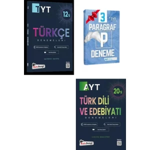 Kafa Dengi Yayınları TYT Türkçe 12'li ve AYT Edebiyat 20'li Deneme