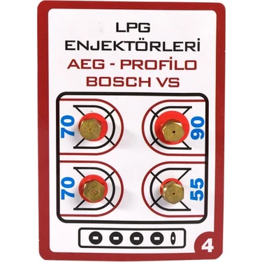 7 mm Likit Propan Gaz (Lpg) Enjektör Ocak