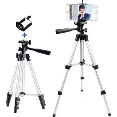 Else Nippon Profesyonel Fotoğraf- Video Çekimi Tripod Telefon Kamera Tutucu