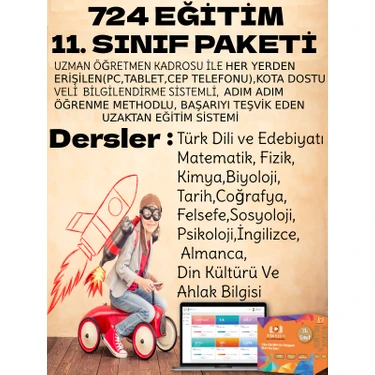 724 Uzaktan Eğitim 11. Sınıf 