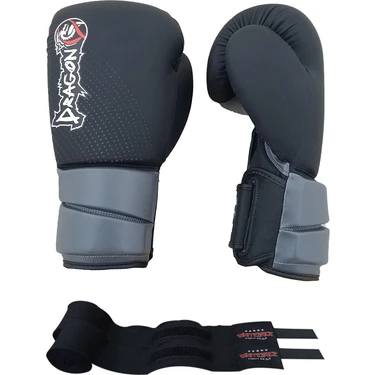 Dragon Bazooka Boks Eldiveni Kick Boks Muay Thai Eldiveni ve Whiteface Boks Bandajı 2’li Set