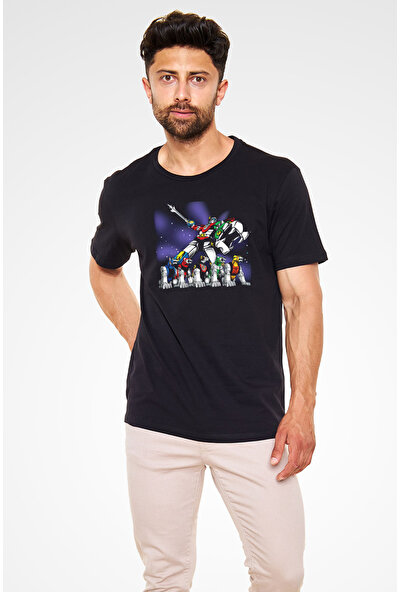Tişört Fabrikası Voltron Siyah Unisex T-Shirt