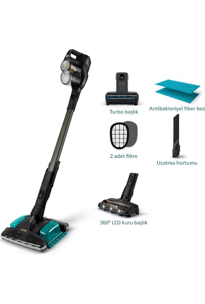 Philips xC8349/01 Aqua Plus Kablosuz Elektrikli Süpürge