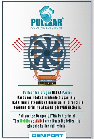 Pullsar Ice Dragon® Ultra 100*100*0.75 mm 20.0 W/m*k