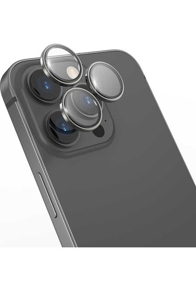 Wiwu Apple iPhone 14 Pro ​​Max Lens Guard Metal Kamera Lens Koruyucu