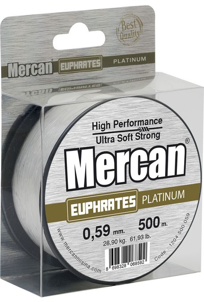 Mercan Euprates Platinum Beyaz 500M Makara Misina