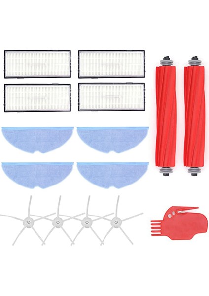 Ana Fırça Yan Fırça Filtre Xıaomı Roborock S7 T7S T7PLUS G10 Robotik Elektrikli Süpürge Için Yedek Parça Kiti (Yurt Dışından)