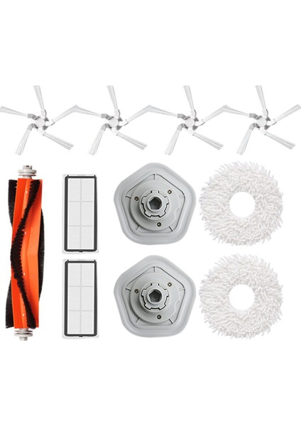11 Adet Xiaomi Dreame Için Yedek Parça W10/W10 Pro Robot Elektrikli Süpürge Yıkanabilir Hepa Filtre Ana Fırça Paspas Bezi (Yurt Dışından)