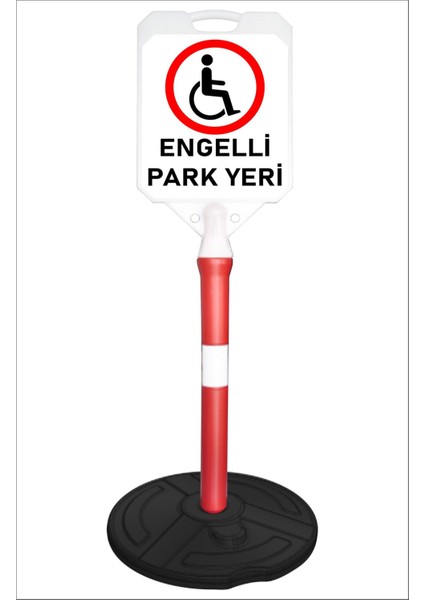 Engelli Park Yeri Bariyer DUBA2REKLAM Kaldırım Park Dubası A+Plus Plastik