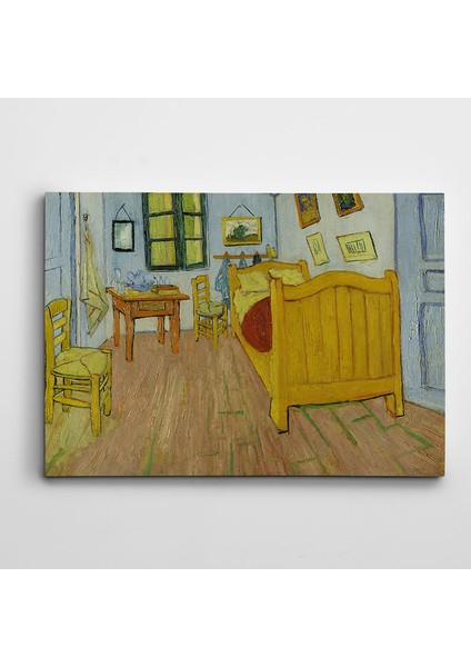 Vincent Van Gogh De Slaapkamer Kanvas Tablo