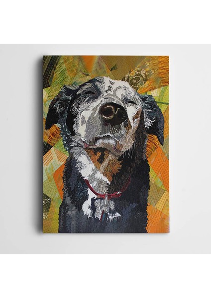 Sevimli Köpek Kanvas Tablo