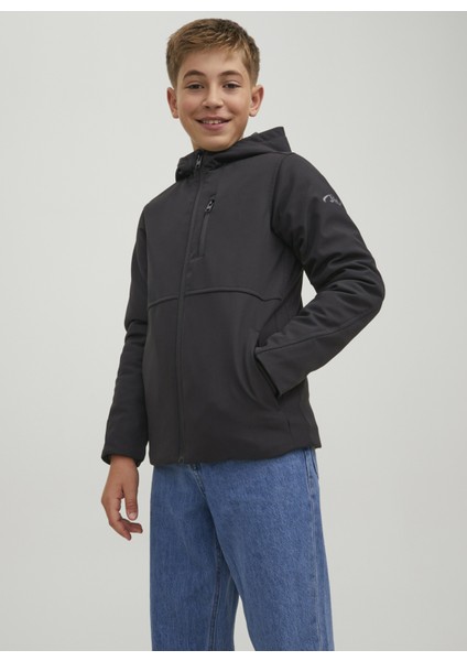 Siyah Erkek Çocuk Mont Jcoaır Softshell Jnr