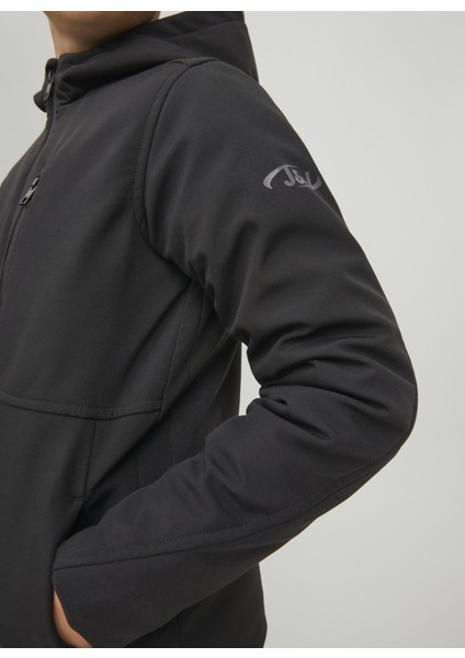 Siyah Erkek Çocuk Mont Jcoaır Softshell Jnr