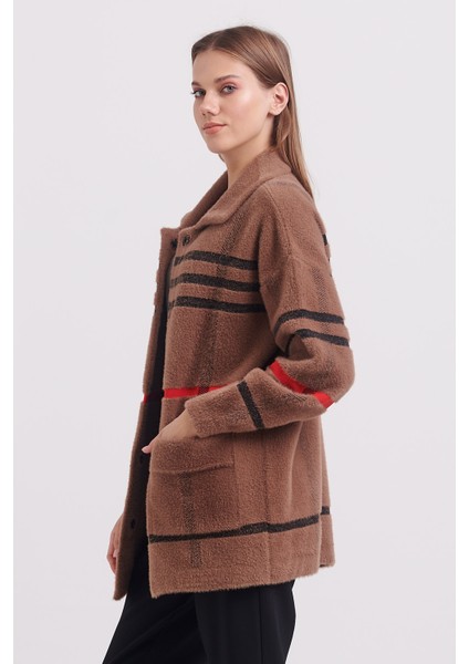 Şerit Çizgili Kısa Hırka fiyatları