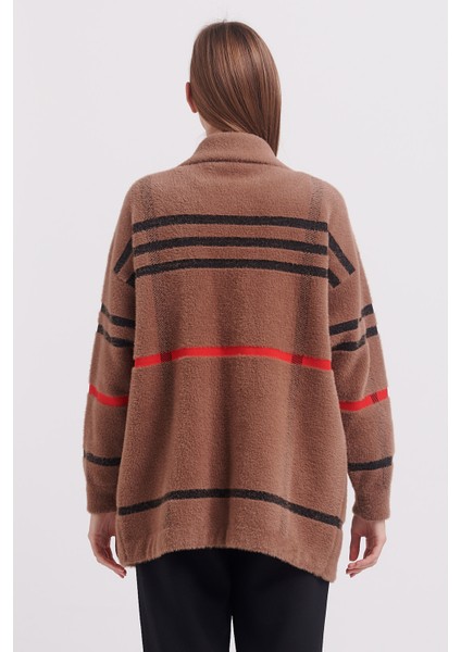 Şerit Çizgili Kısa Hırka indirimleri