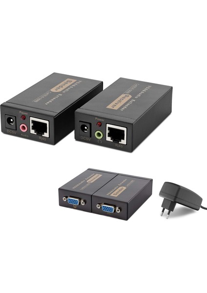 HDX1318(244) Extender Vga/audıo Cat6 100MT