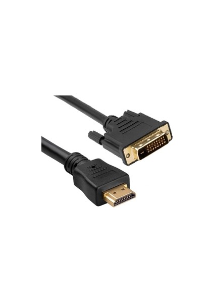 HDMI To 24+1 DVI Kablo 1.8 Metre