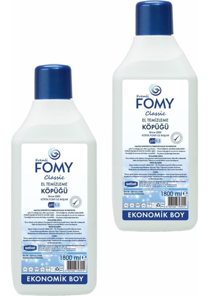Classic Köpük Sabun 1800 ml - 2 Adet fiyatları