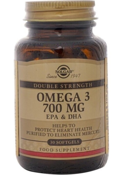 Omega 3 700 Mg 30 Kapsül