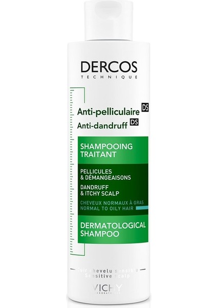 Dercos Anti Dandruff Kepek  Şampuan 200 ml - Normal ve Yağlı Saçlar